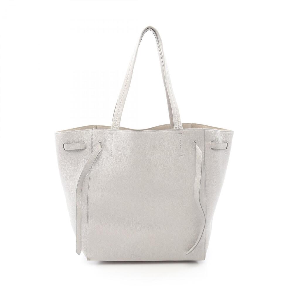 Celine Cabas Phantom Tote Bag Leather Gray